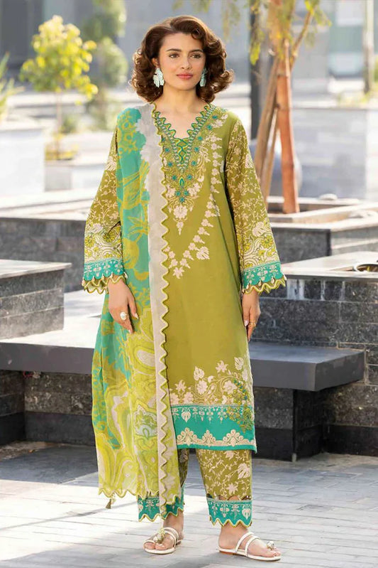 CC6-07 - Charizma Combination Unstitched Lawn Collection Vol-01