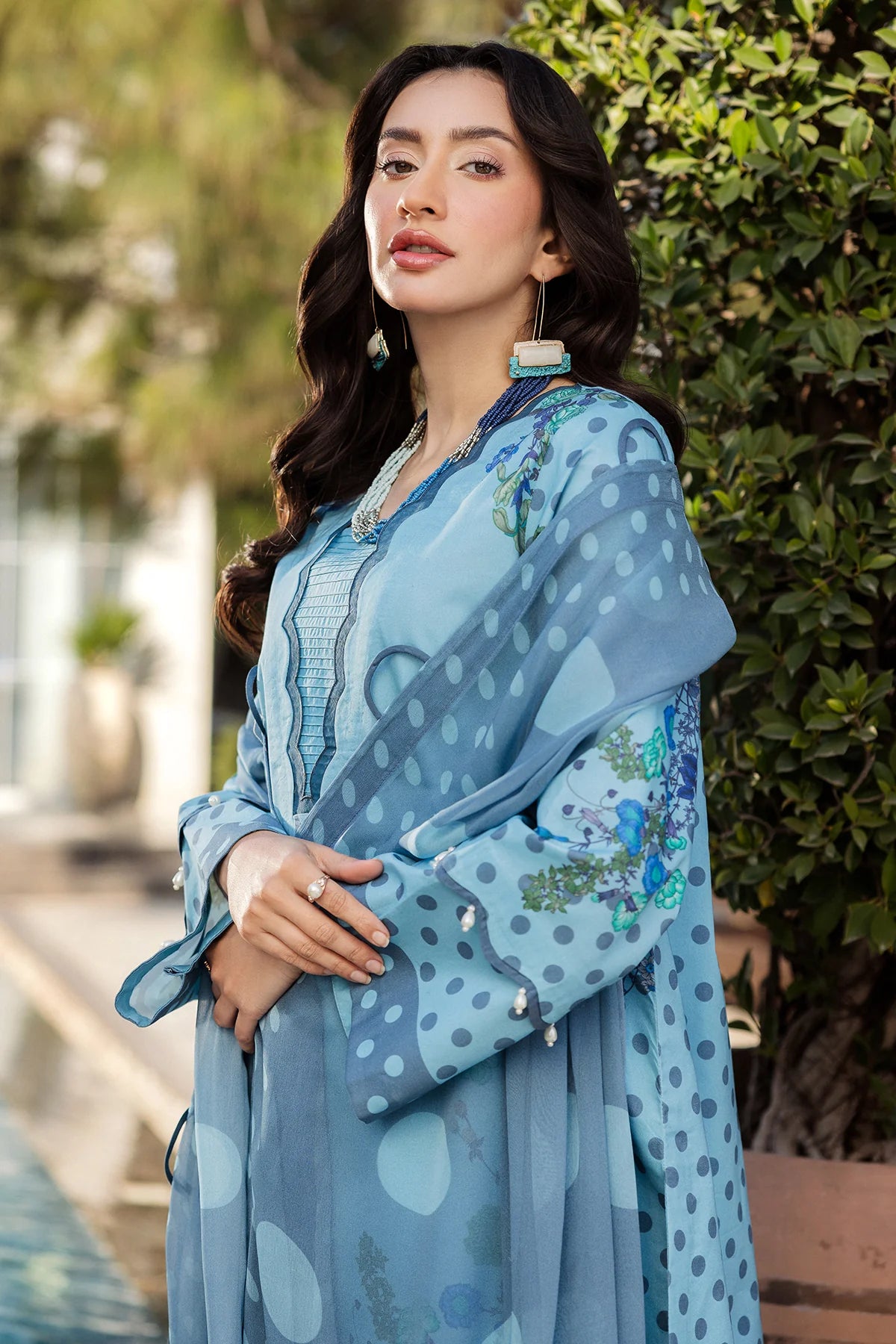 3-PC Unstitched Printed Lawn Collection CP5-09 - CHARIZMA