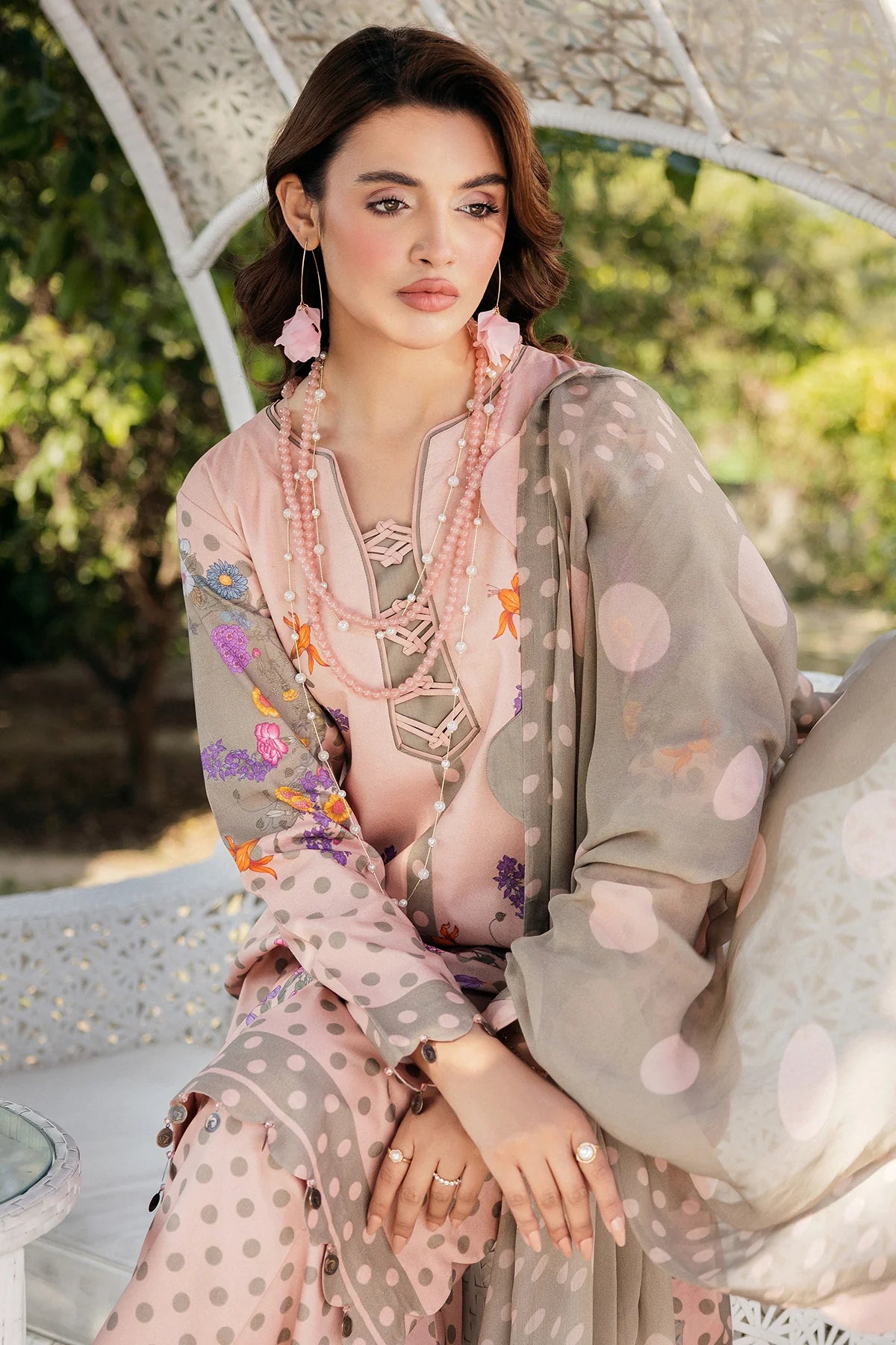 3-PC Unstitched Printed Lawn Collection CP5-08 - CHARIZMA