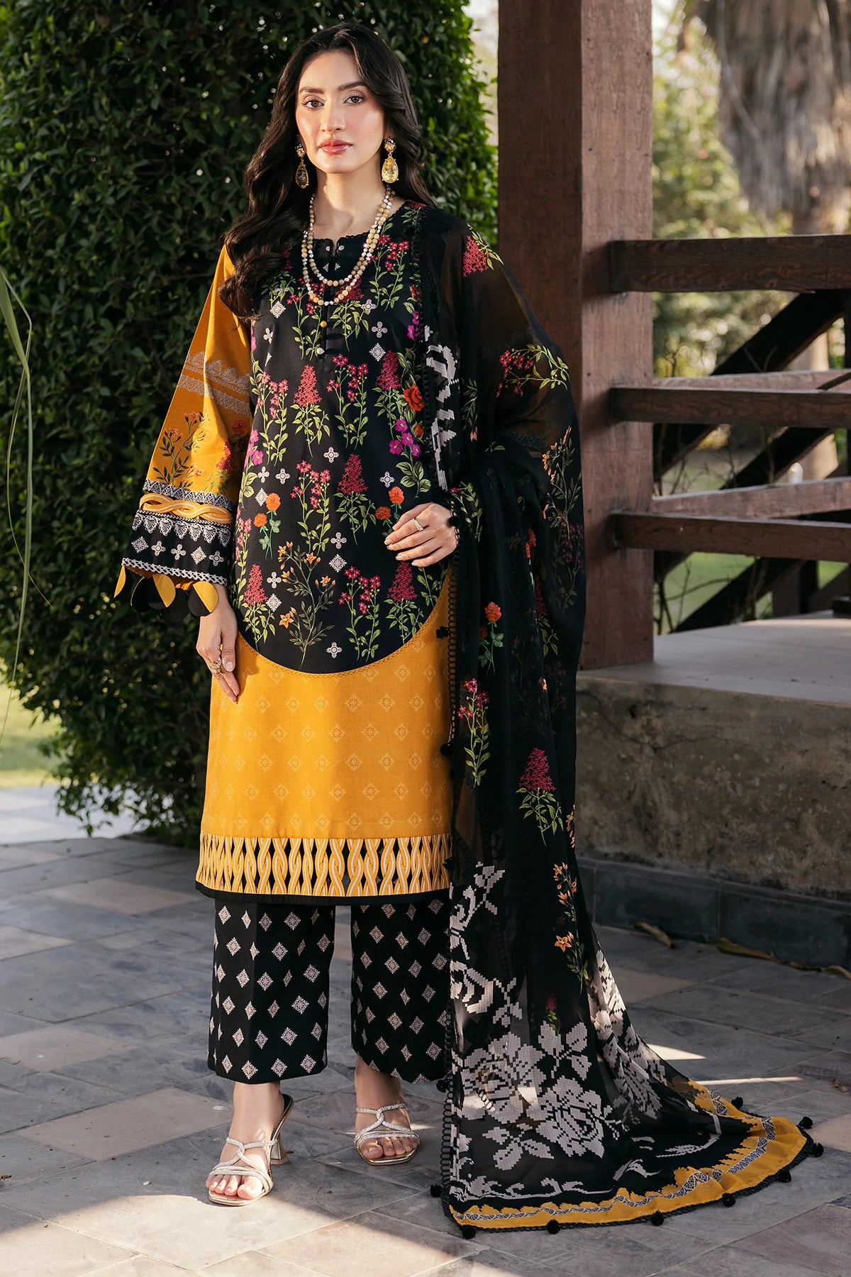 3-PC Unstitched Printed Lawn Collection CP5-10 - CHARIZMA
