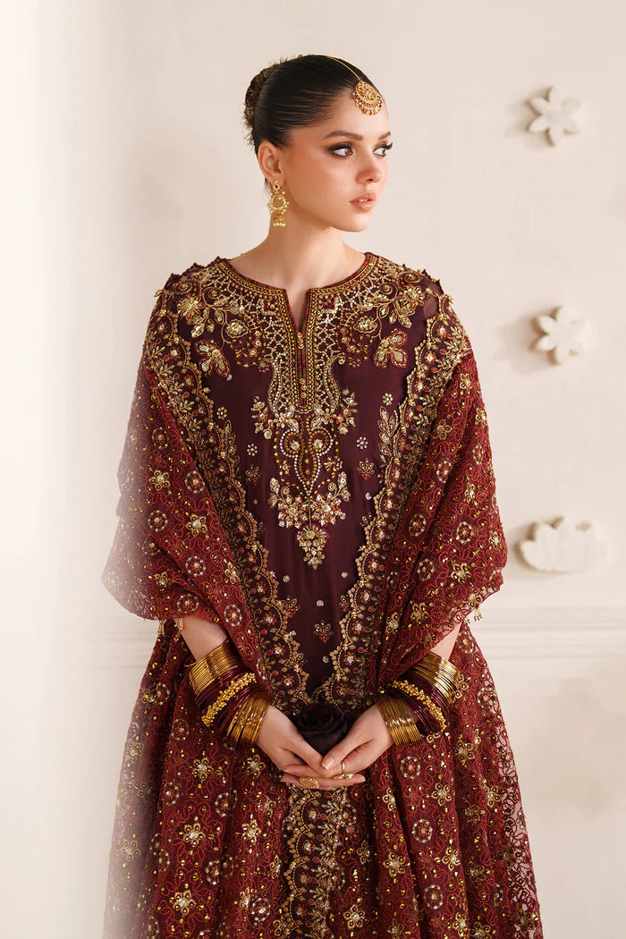 EMBROIDERED CHIFFON CH14-07 UNSTITCHED - Baroque