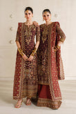 EMBROIDERED CHIFFON CH14-07 UNSTITCHED - Baroque