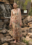 Flora by Sanam Saeed Embroidered Lawn Collection 2025 (D-05)