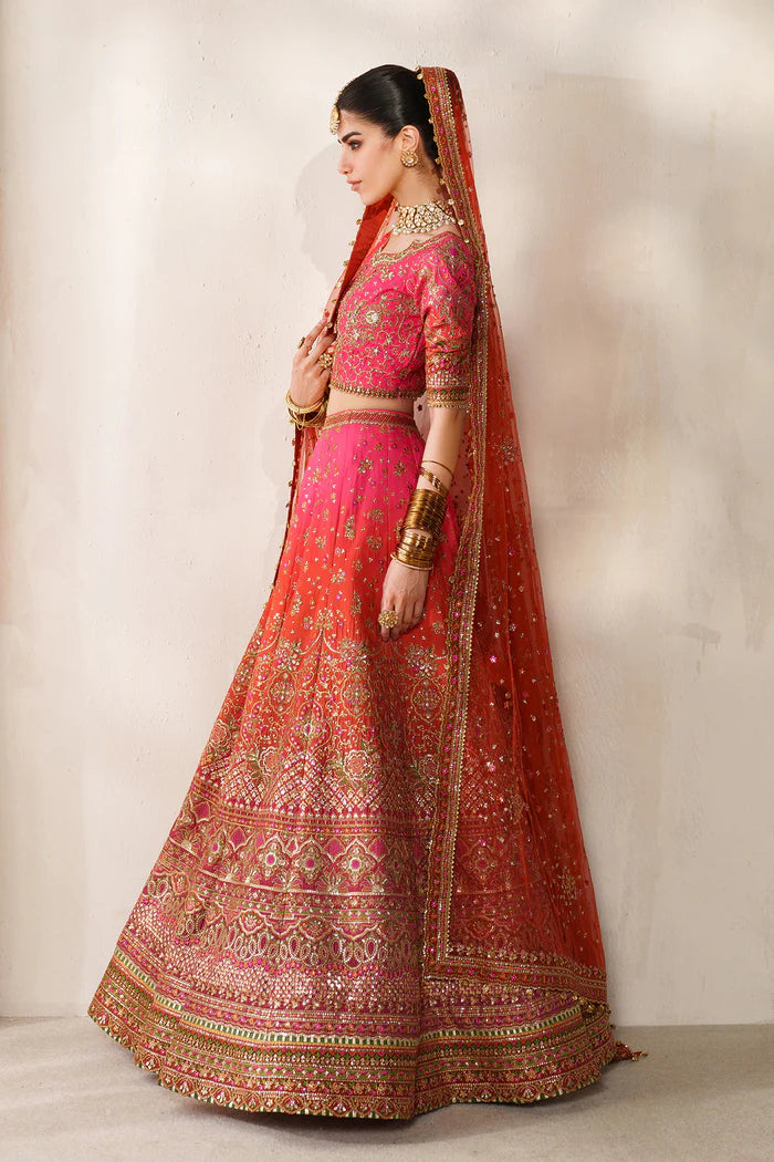 EMBROIDERED SILK CH14-03 UNSTITCHED - Baroque