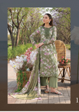 Flora by Sanam Saeed Embroidered Lawn Collection 2025 (D-10)