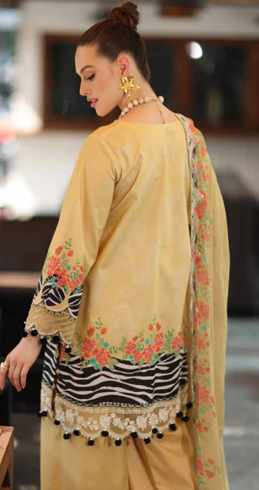 CC6-06 - Charizma Combination Unstitched Lawn Collection Vol-01