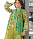 CC6-07 - Charizma Combination Unstitched Lawn Collection Vol-01