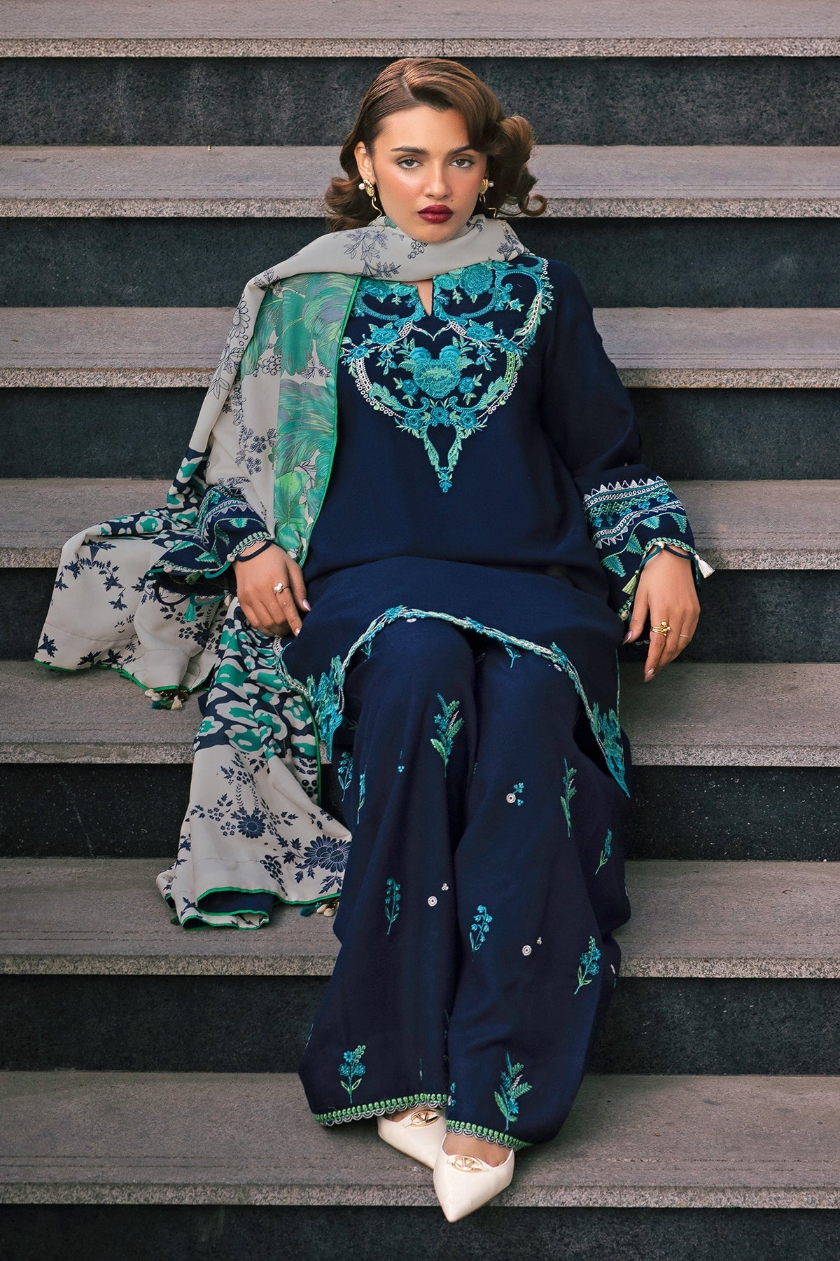 3-PC Unstitched Wool Shawl Collection PSW5-23  Charizma