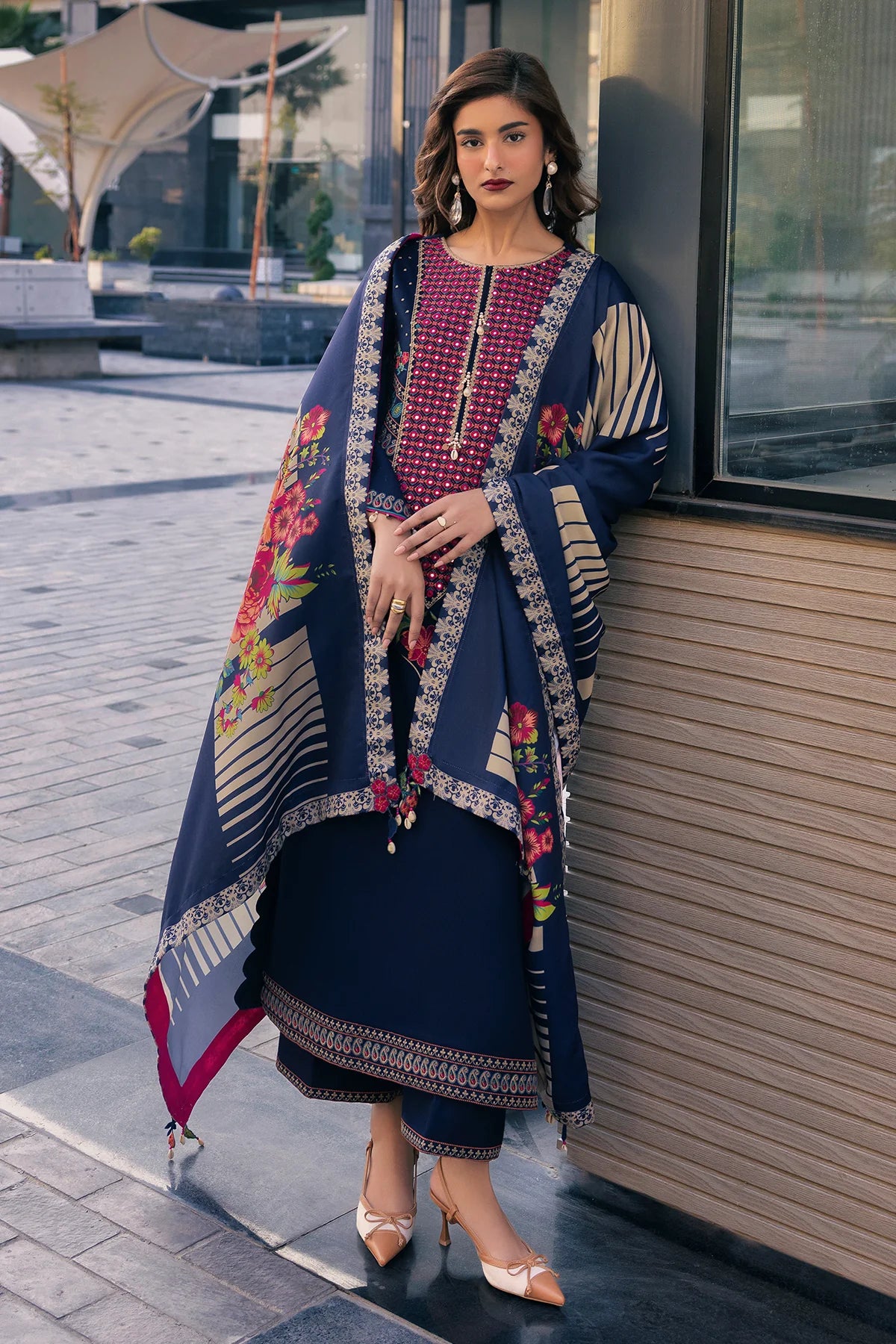 3-PC Unstitched Wool Shawl Collection PSW5-28 Charizma