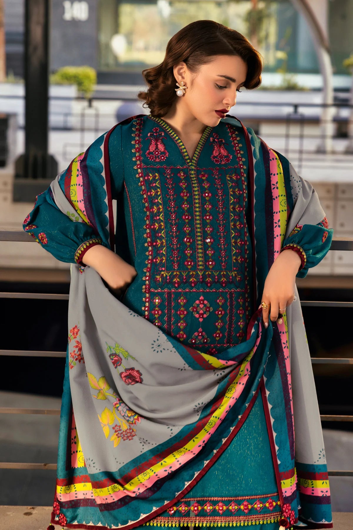 3-PC Unstitched Wool Shawl Collection PSW5-26 Charizma