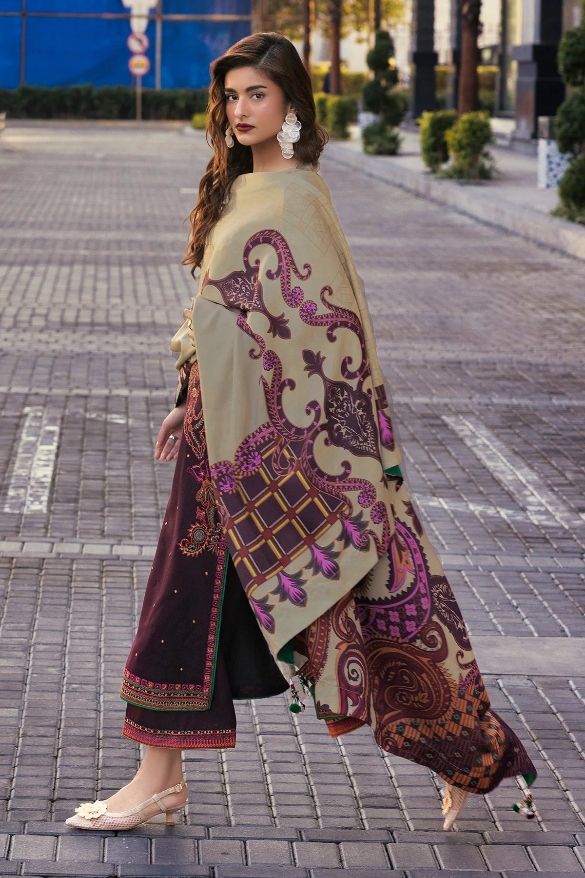 3-PC Unstitched Wool Shawl Collection PSW5-27 Charizma