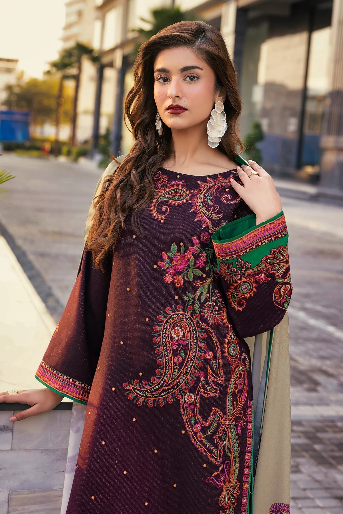 3-PC Unstitched Wool Shawl Collection PSW5-27 Charizma