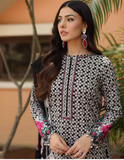 CC6-08 - Charizma Combination Unstitched Lawn Collection Vol-01