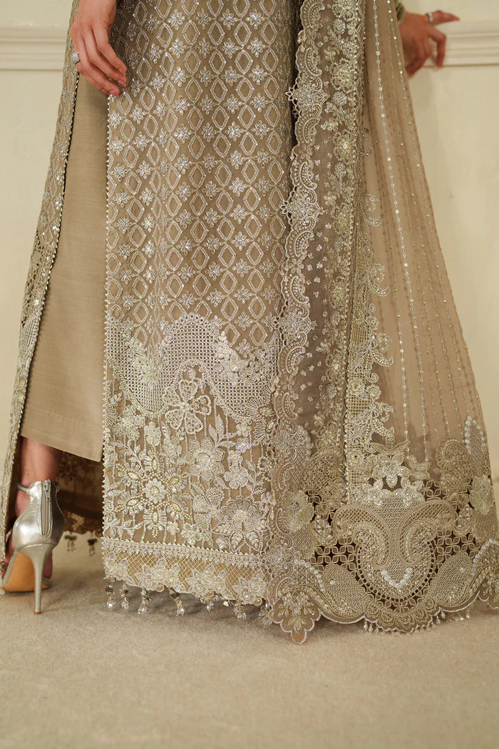 EMBROIDERED CHIFFON CH14-08 UNSTITCHED - Baroque