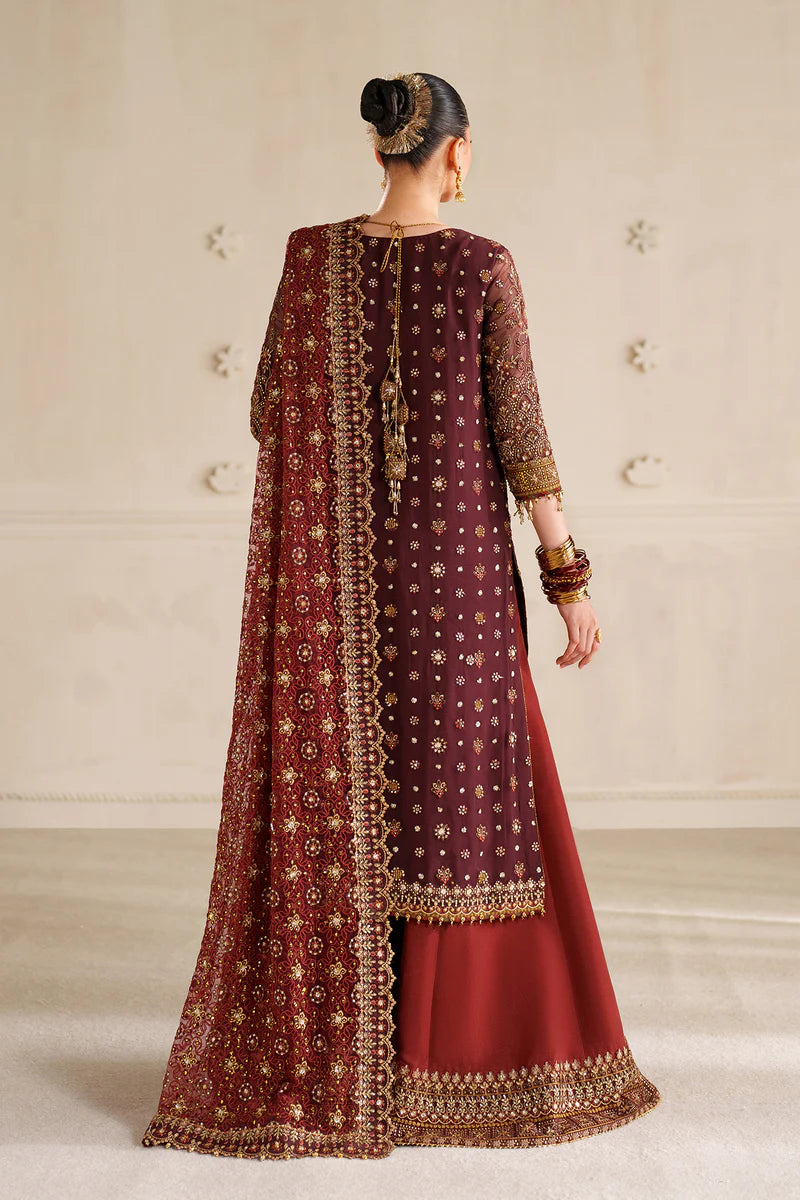 EMBROIDERED CHIFFON CH14-07 UNSTITCHED - Baroque
