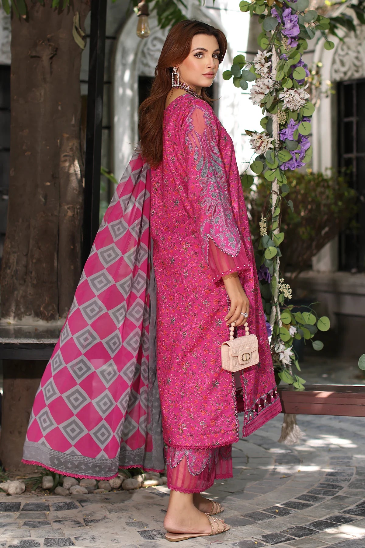 3-PC Unstitched Printed Lawn Collection CP5-03 - CHARIZMA