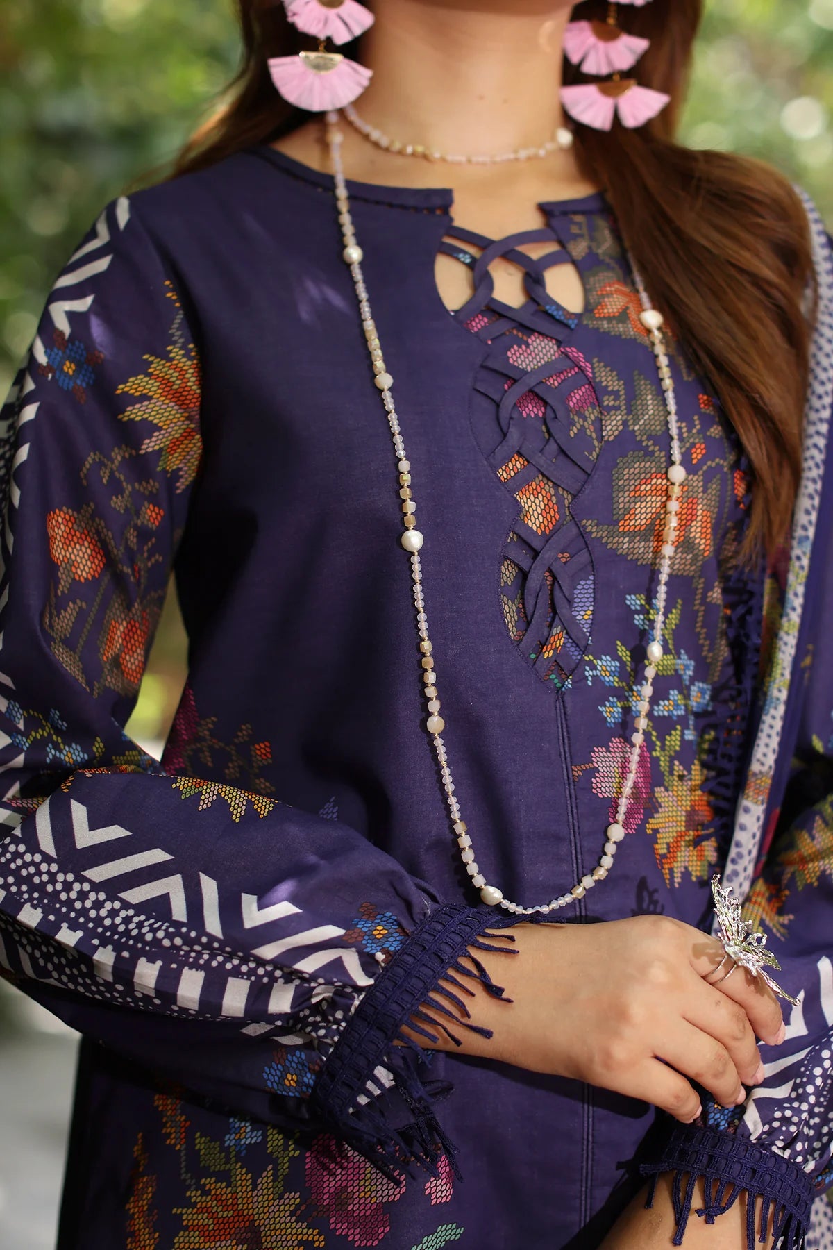 3-PC Unstitched Printed Lawn Collection CP5-06 - CHARIZMA