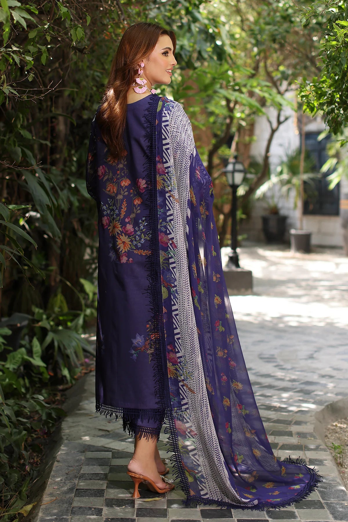 3-PC Unstitched Printed Lawn Collection CP5-06 - CHARIZMA
