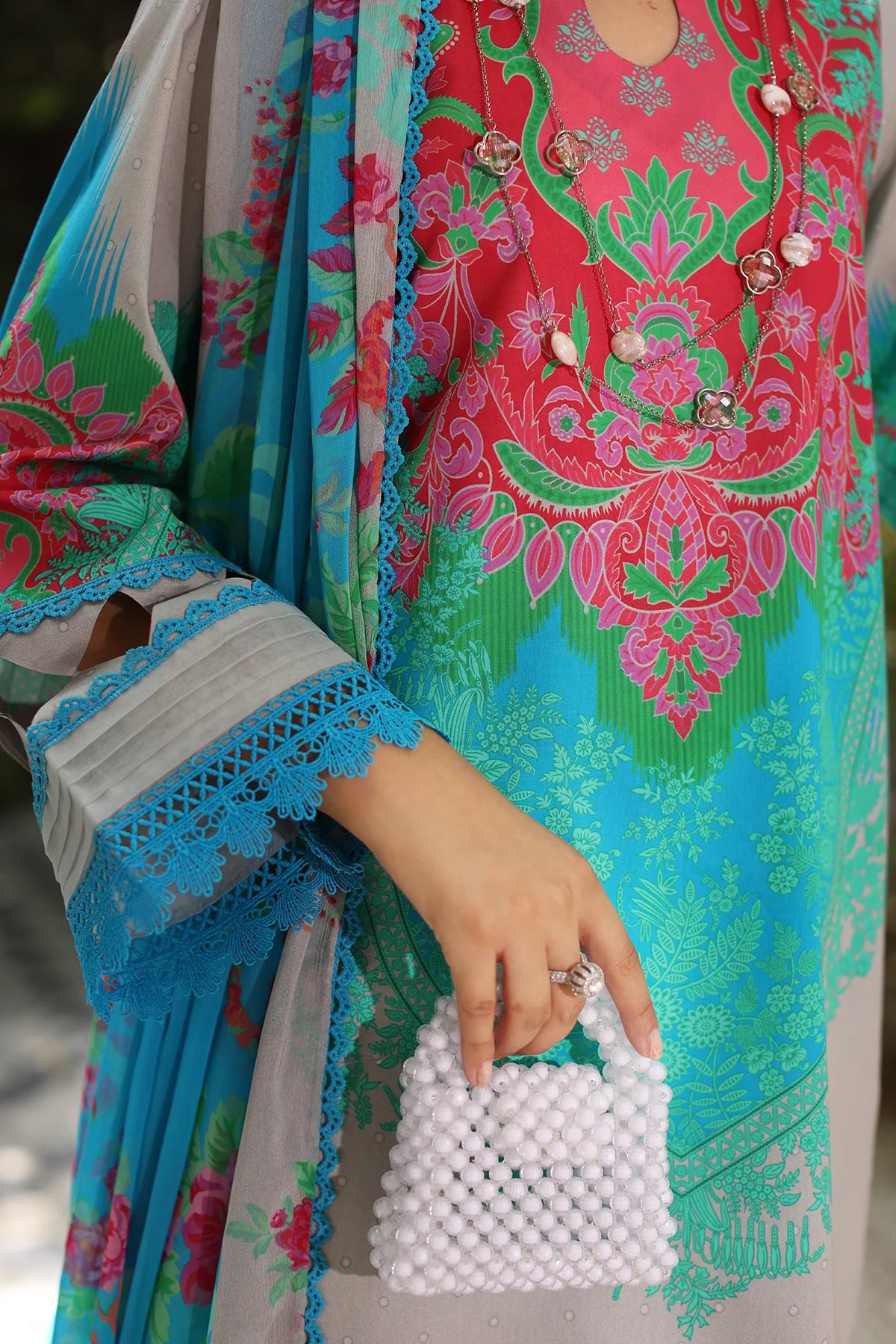3-PC Unstitched Printed Lawn Collection CP5-02 - CHARIZMA