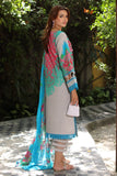 3-PC Unstitched Printed Lawn Collection CP5-02 - CHARIZMA