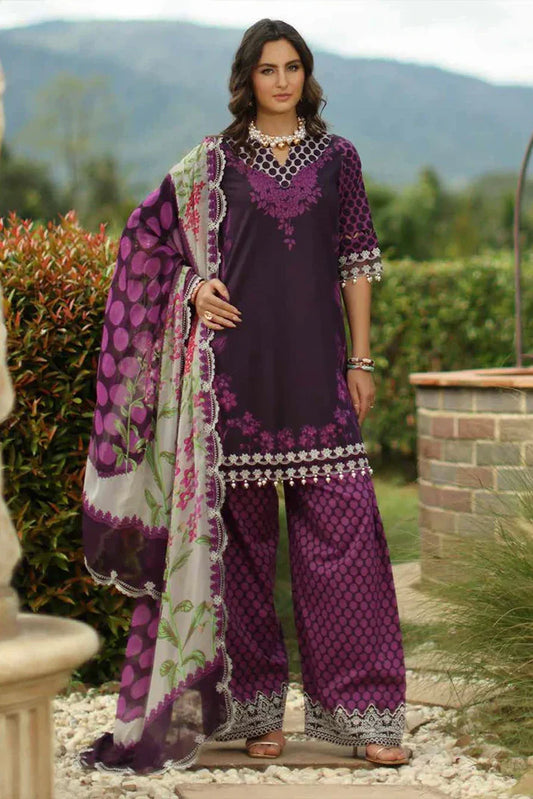 CC6-05 - Charizma Combination Unstitched Lawn Collection Vol-01