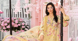 3 Piece Unstitched Embroidered Lawn Suit | MPT-2603-A - MARIA.B