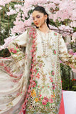 3 Piece Unstitched Embroidered Lawn Suit | MPT-2605-A - MARIA.B