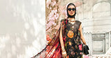 3 Piece Unstitched Embroidered Lawn Suit | MPT-2607-B - MARIA.B