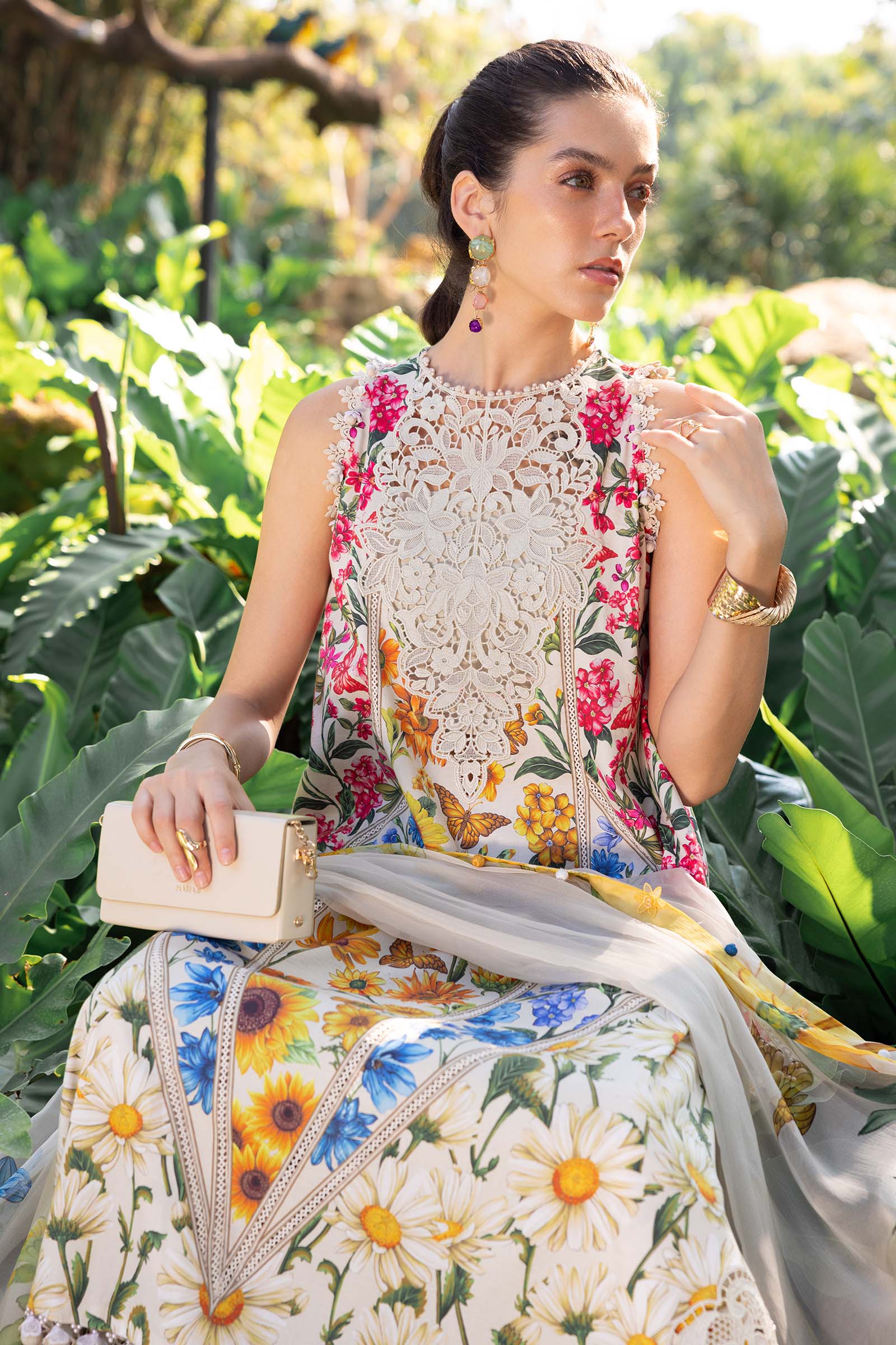 MPT-2910-A 3 Piece Unstitched Embroidered Lawn Suit - M.Prints Spring Summer 2026