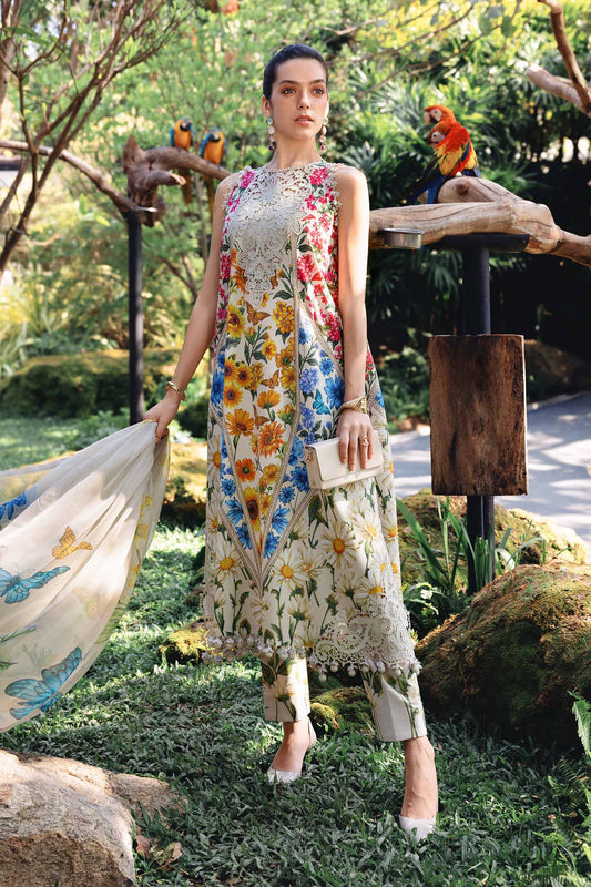 MPT-2910-A 3 Piece Unstitched Embroidered Lawn Suit - M.Prints Spring Summer 2026