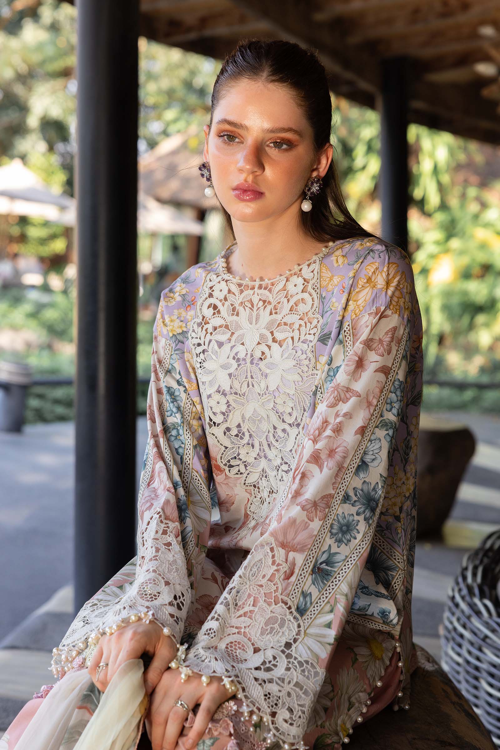 MPT-2910-B 3 Piece Unstitched Embroidered Lawn Suit - M.Prints Spring Summer 2026
