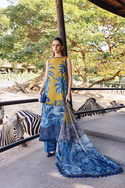 MPT-2911-A 3 Piece Unstitched Embroidered Lawn Suit - M.Prints Spring Summer 2026