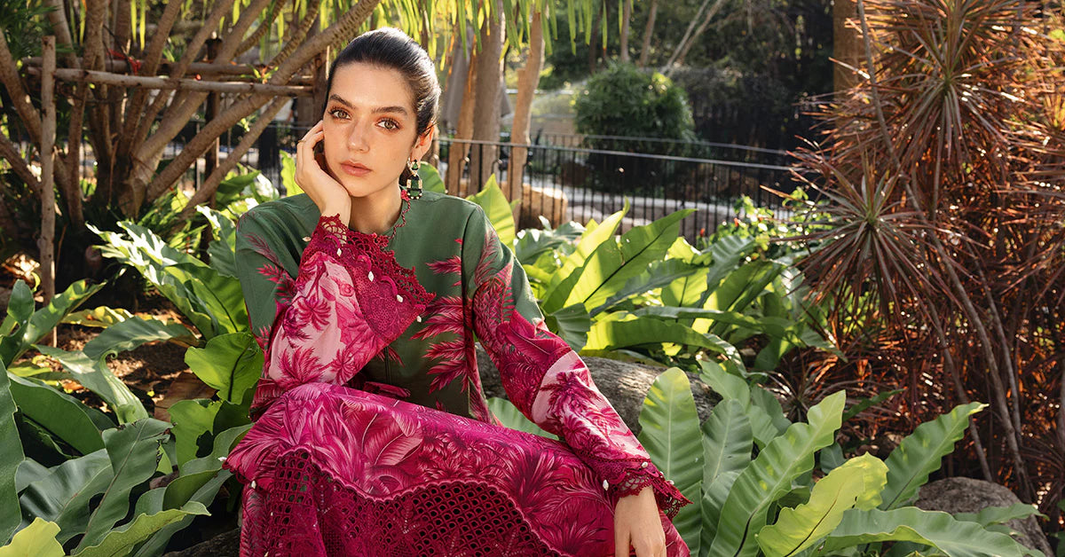 MPT-2911-B 3 Piece Unstitched Embroidered Lawn Suit - M.Prints Spring Summer 2026