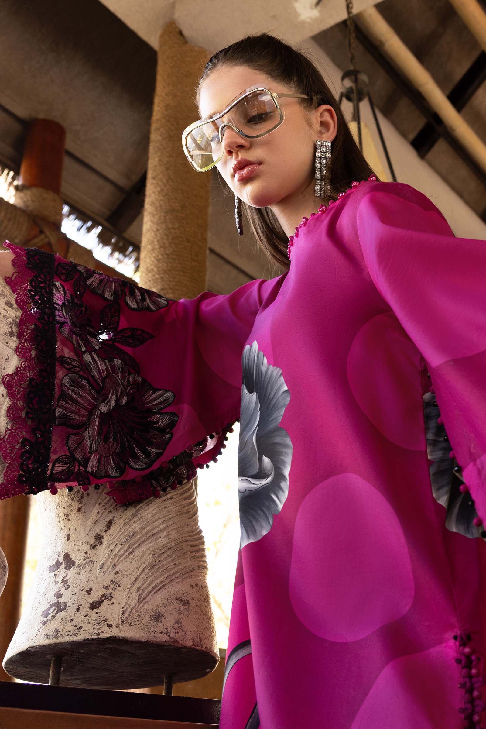 MPT-2913-B 3 Piece Unstitched Embroidered Lawn Suit - M.Prints Spring Summer 2026