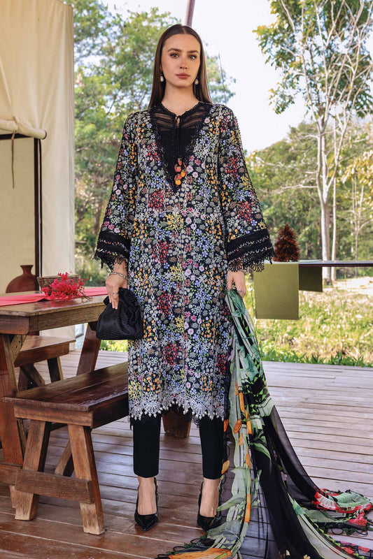 MPT-2914-B 3 Piece Unstitched Embroidered Lawn Suit - M.Prints Spring Summer 2026