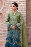 3 Piece Unstitched Embroidered Paper Cotton Suit | D-2501-A - MARIA.B