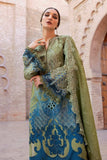 3 Piece Unstitched Embroidered Paper Cotton Suit | D-2501-A - MARIA.B