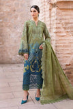 3 Piece Unstitched Embroidered Paper Cotton Suit | D-2501-A - MARIA.B