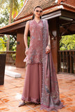 MPT-2801-A 3 Piece Unstitched Embroidered Twill Linen Suit -  Maria B