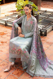 MPT-2802-A 3 Piece Unstitched Embroidered Twill Linen Suit -  Maria B