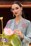 MPT-2802-A 3 Piece Unstitched Embroidered Twill Linen Suit -  Maria B