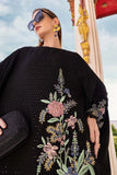 MPT-2802-B 3 Piece Unstitched Embroidered Twill Linen Suit -  Maria B