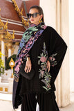 MPT-2802-B 3 Piece Unstitched Embroidered Twill Linen Suit -  Maria B
