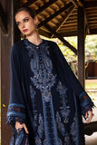 MPT-2803-B 3 Piece Unstitched Embroidered Twill Linen Suit -  Maria B