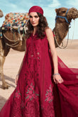 3 Piece Unstitched Embroidered Lawn Suit | D-2504-A - MARIA.B