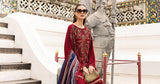 MPT-2805-A 3 Piece Unstitched Embroidered Twill Linen Suit -  Maria B