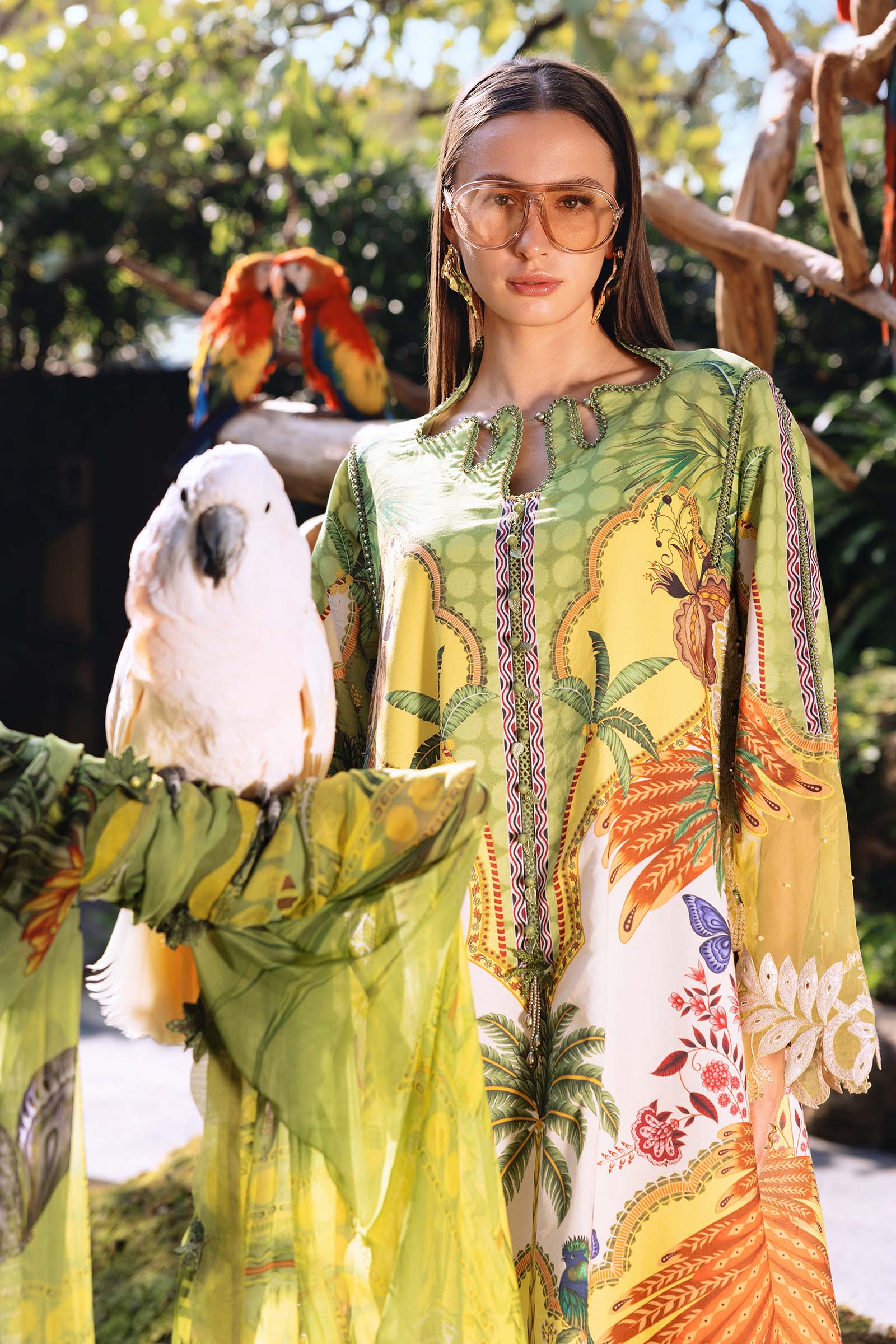 MPT-2905-B 3 Piece Unstitched Embroidered Lawn Suit - M.Prints Spring Summer 2026