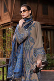 MPT-2806-A 3 Piece Unstitched Embroidered Twill Linen Suit -  Maria B