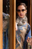 MPT-2806-A 3 Piece Unstitched Embroidered Twill Linen Suit -  Maria B