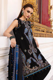 MPT-2806-B 3 Piece Unstitched Embroidered Twill Linen Suit -  Maria B